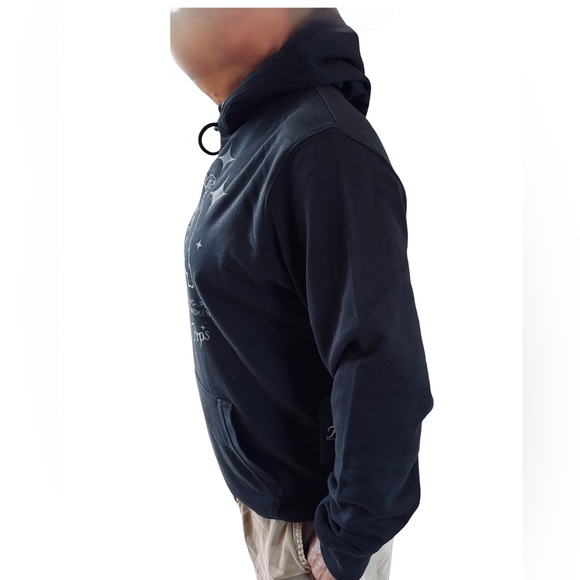 PRPS Black Wounded Cherub Graphic Hoodie XL NWT - Picture 2 of 8